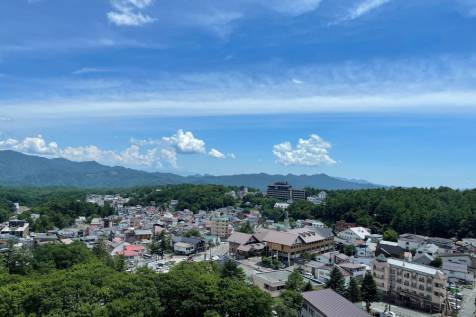 草津温泉バスターミナル方面を望む＜南＞