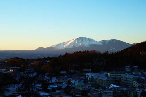 早朝の浅間山