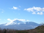 浅間山にも雪がつきました！