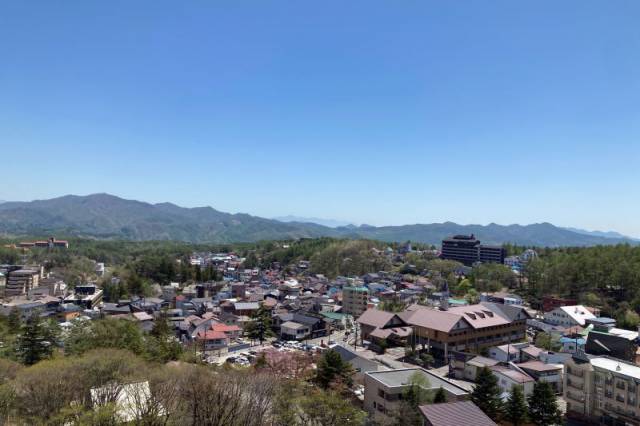 草津温泉バスターミナル方向